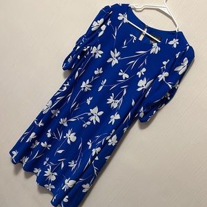 Jessica Howard Blue Floral Party Dress